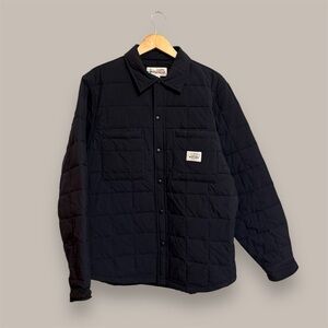 Stussy Black Workwear Quilter Puffer Jacket